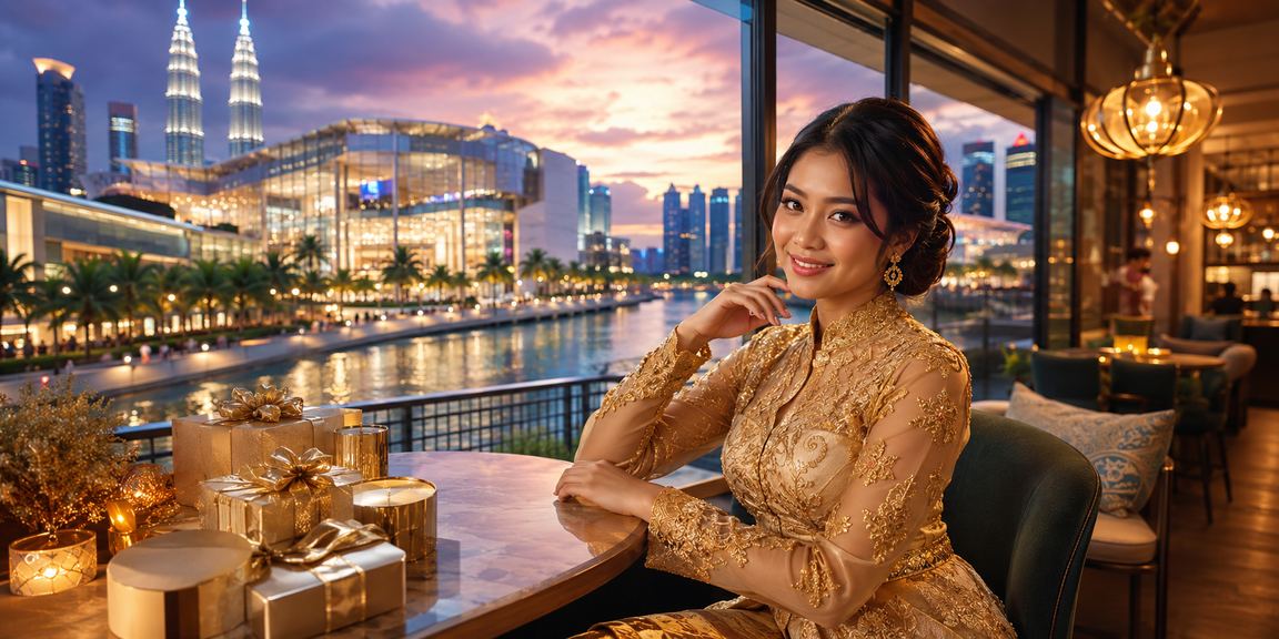 Proses deposit dalam talian di Kuala Lumpur dengan busana tradisional Malaysia
